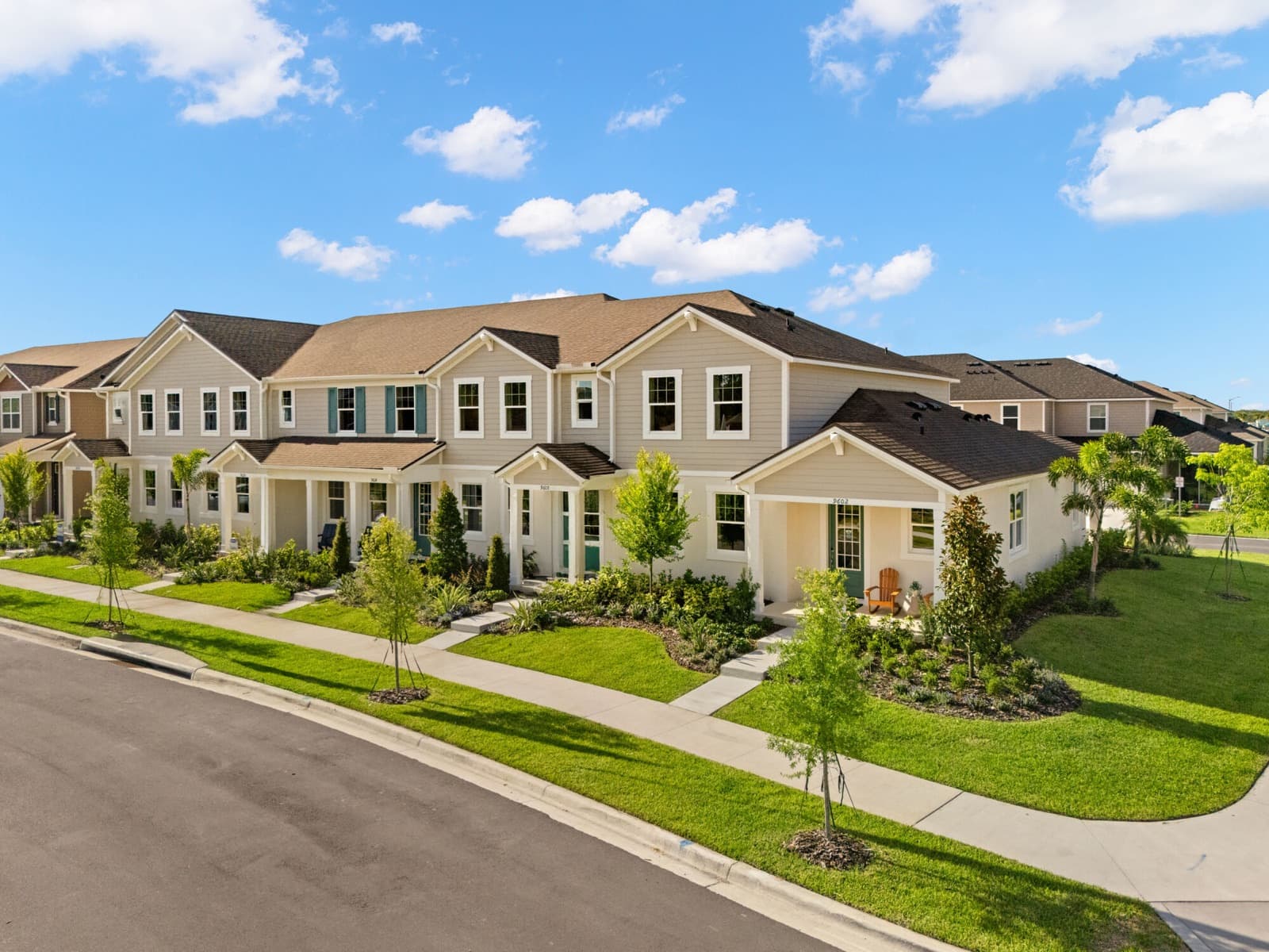 Townhomes de la fase 6 de Meridian Parks